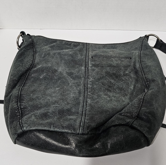 The Sak Dark Gray Leather Crossbody Bag - Picture 5 of 5